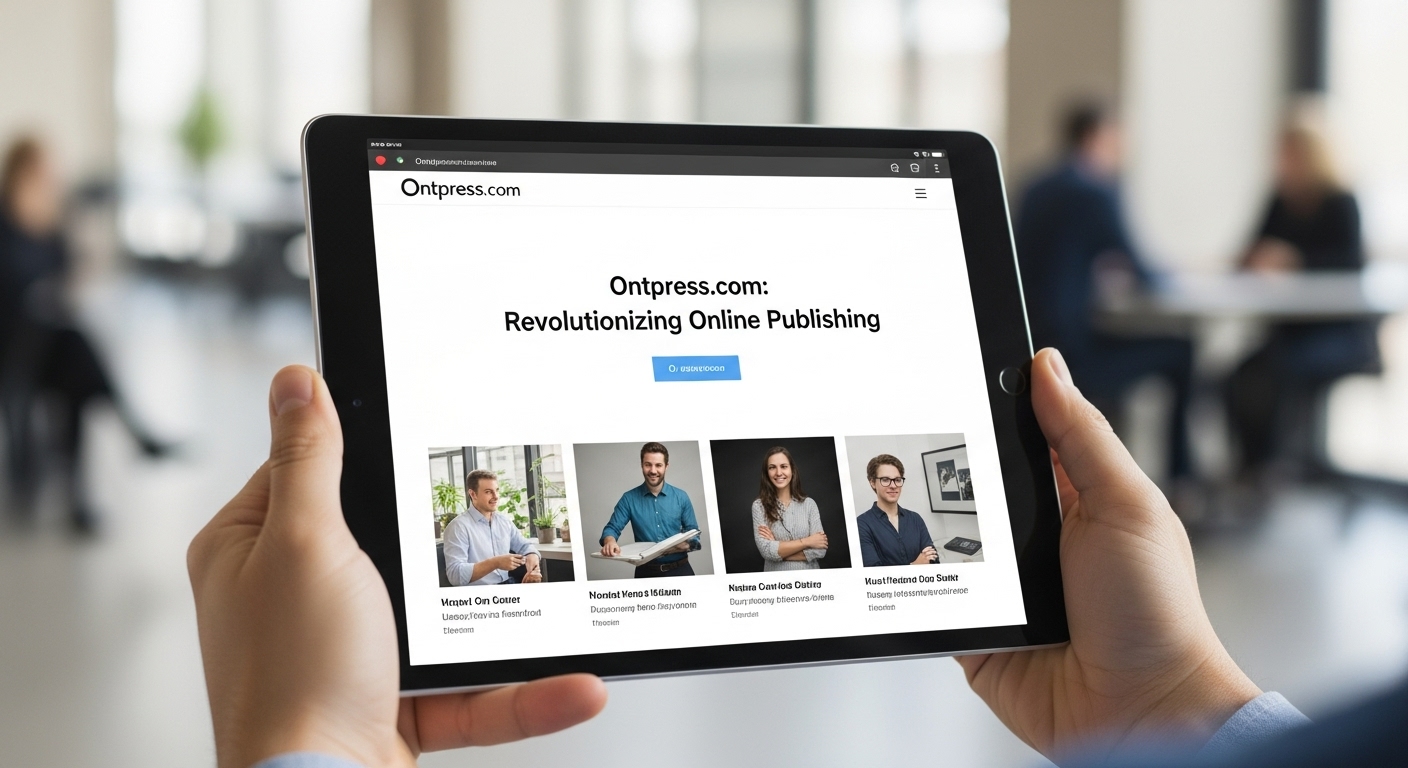 Ontpress com: Revolutionizing Online Publishing