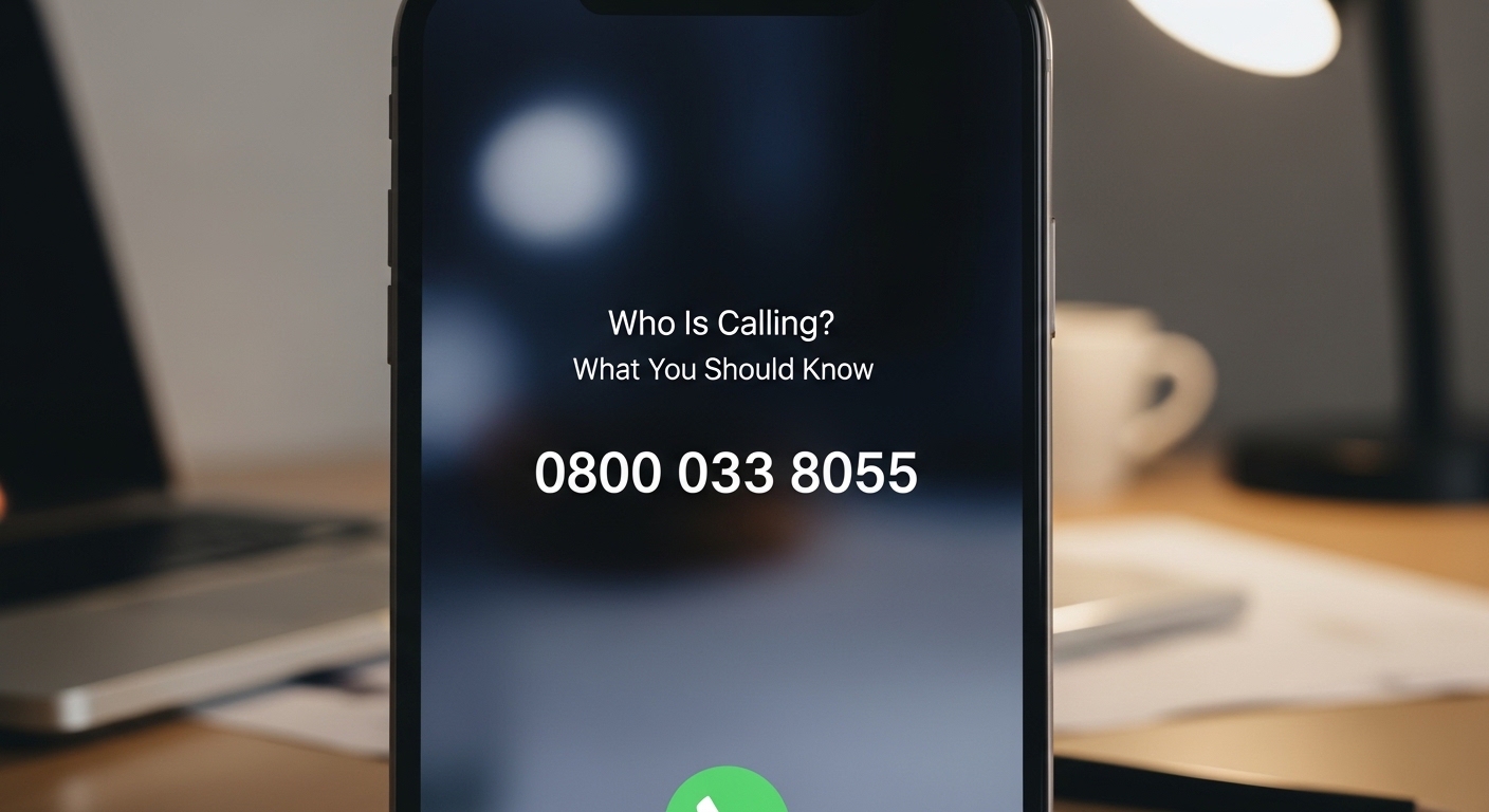 0800 033 8055: Who Is Calling and What You Should Know